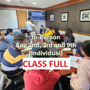 Trading Class | Aug 2-3-9 | In-person | Individual + 4-week Trade Alerts